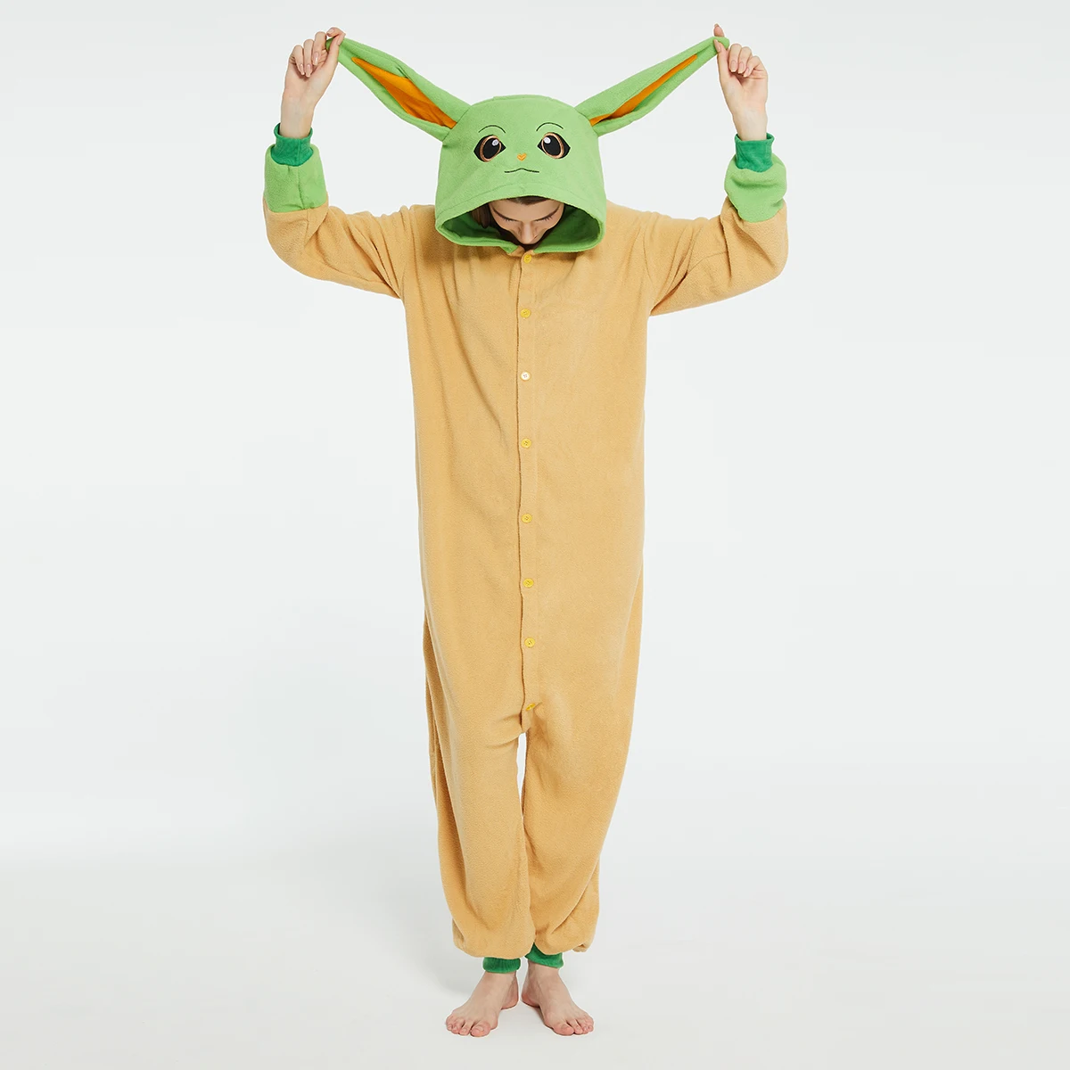 Baby Clothing Unisex - Volwassenen Yoda Baby Grogu Onesies Halloween