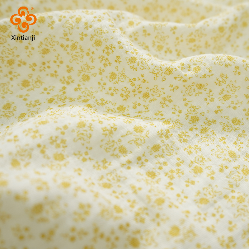 Baby Clothing Yellow - 135x50cm Dubbele Crêpe Gaasstof 100% Katoen