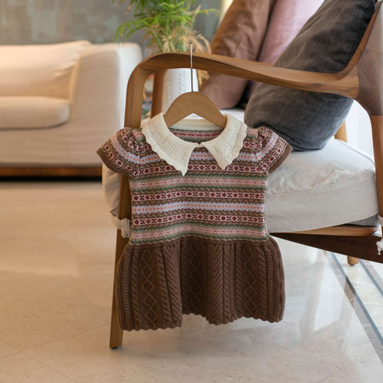 Vintage Engeland Jacquard gebr - Baby Clothing Line recensie en prijs