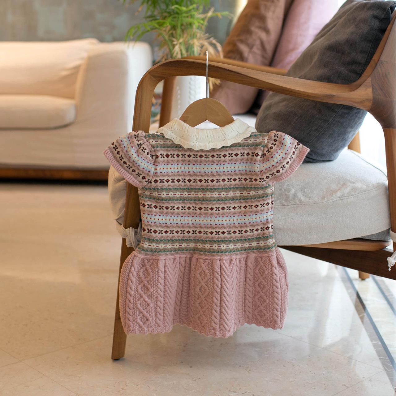 Vintage Engeland Jacquard gebr - Baby Clothing Line recensie en prijs
