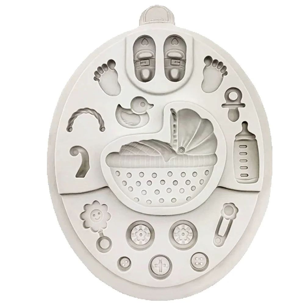 Baby Series Siliconen Fondantv - Baby Clothing Yellow recensie en prijs